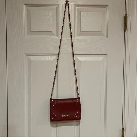BEBE Deep Burgundy Crossbody Purse. - Picture 8 of 8